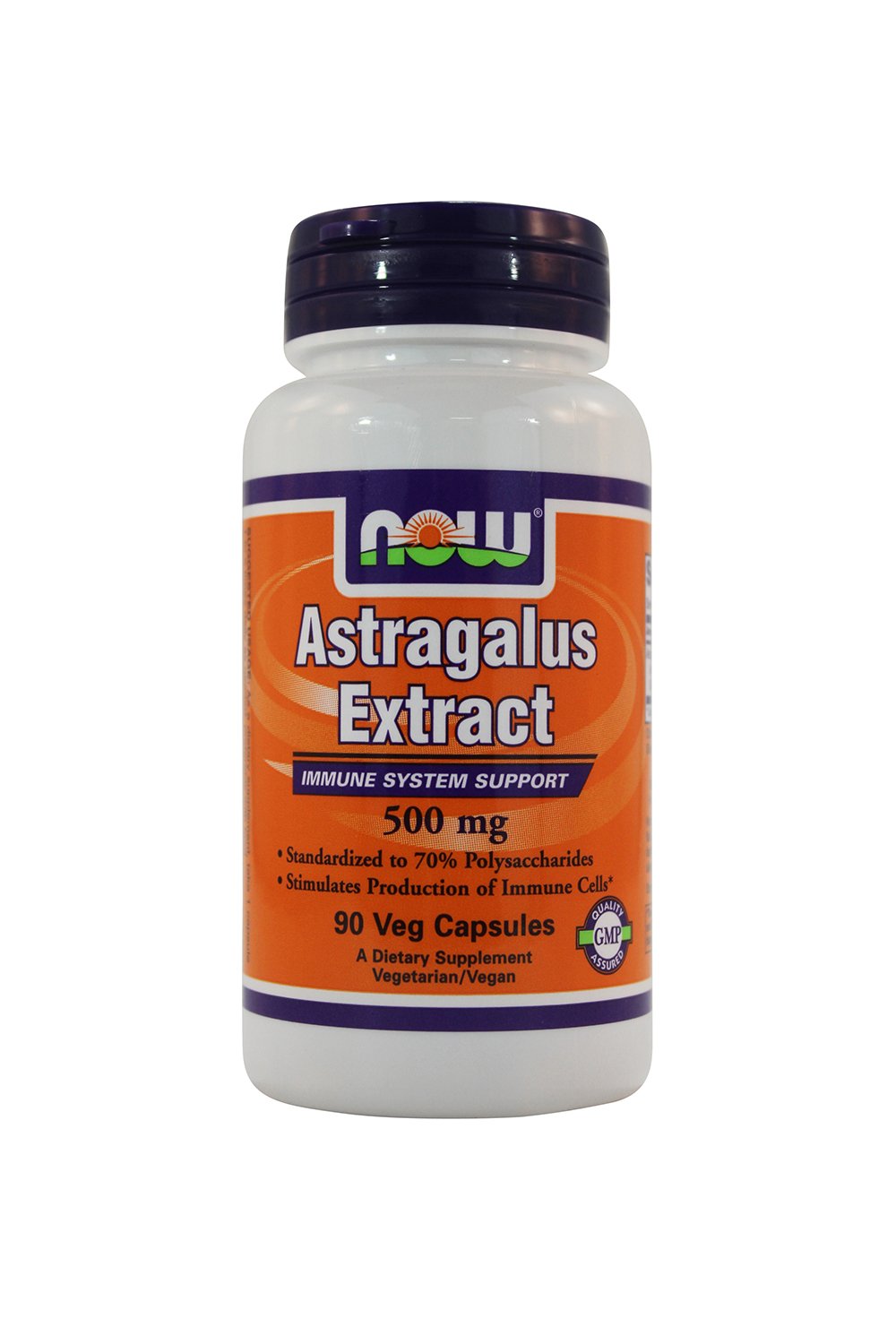 NOW Foods Astragalus Extract 500mg Capsule, 90 VegiCaps, Pack of 2