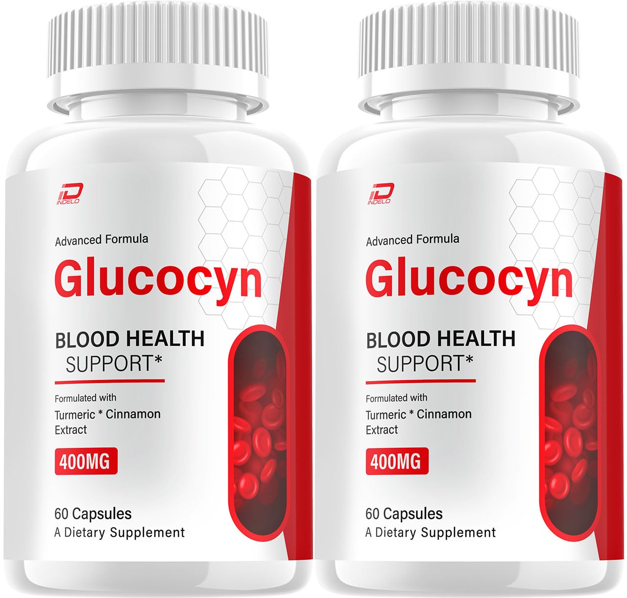Indelo Glucocyn Capsules, 120 Capsules