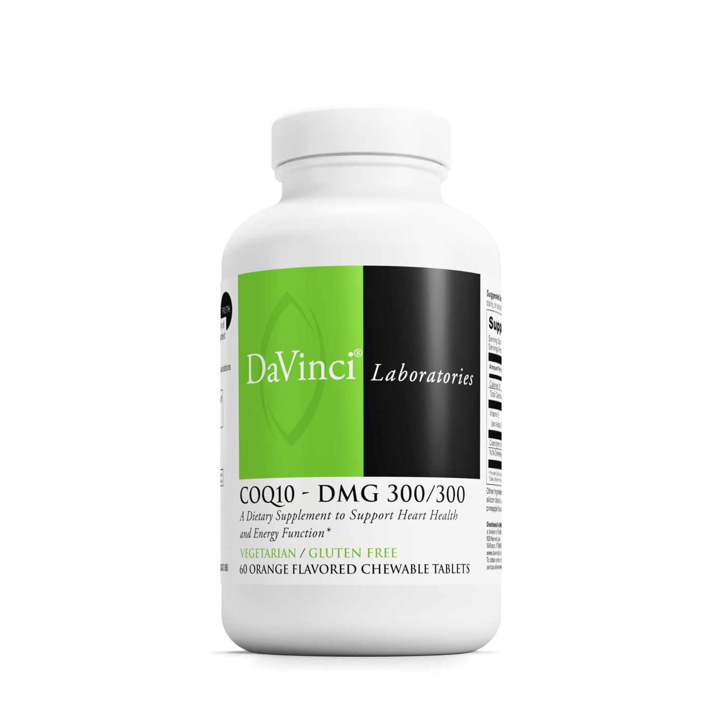 DAVINCI CoQ10 DMG 300/300 Tablet, 60 Count