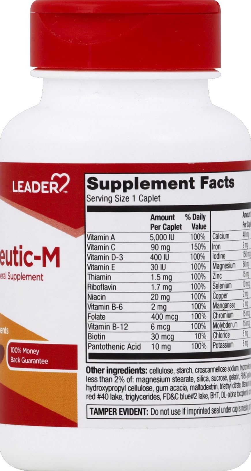 Leader Therapeutic-M Multivitamin and Mineral Capsule, 390 Capsules