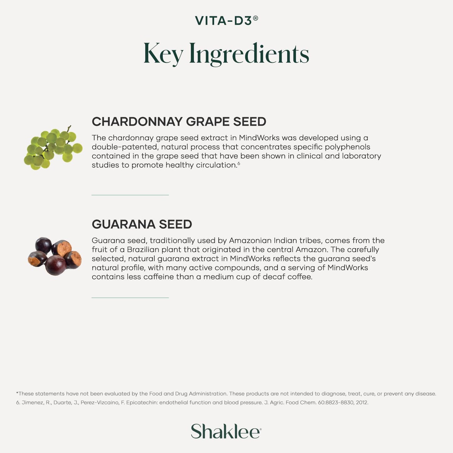 Shaklee MindWorks Brain Health Supplement 30 Tablets