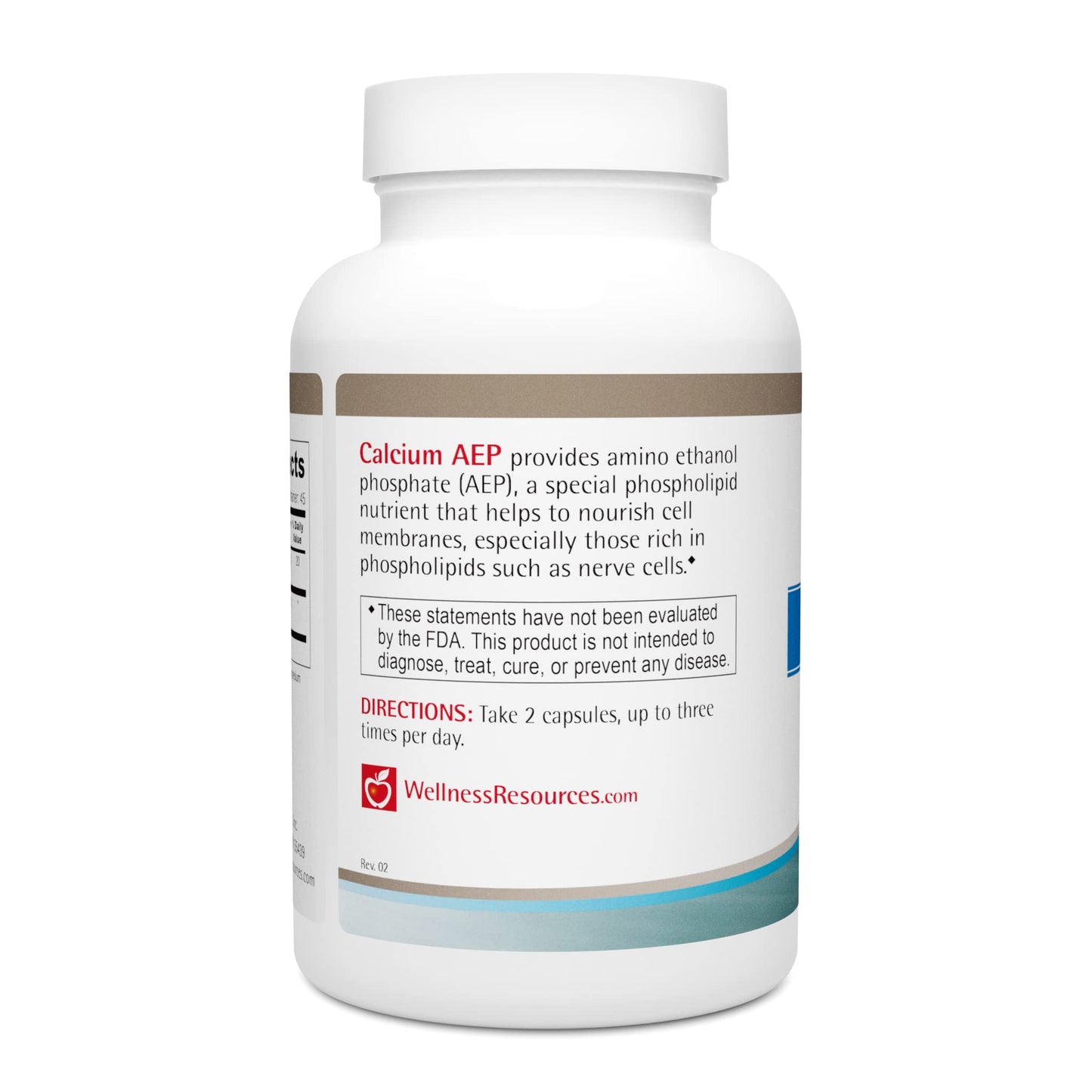Wellness Resources Calcium AEP - Nerve Support Supplement, 925mg Ca-2-AEP, Capsule, 90 Capsules