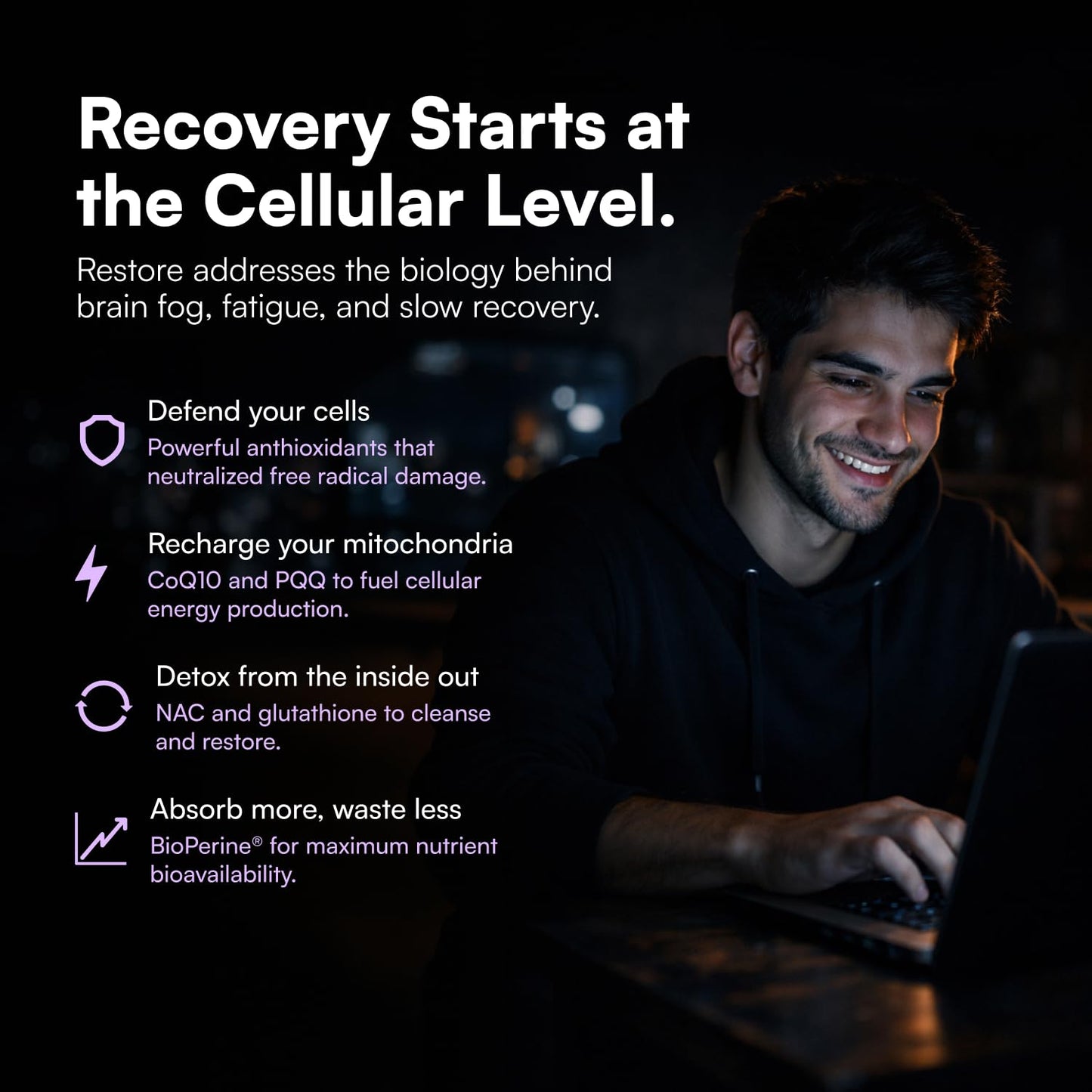 NEUROPTIMA Restore - Cellular Recovery Complex Capsule 120 Count
