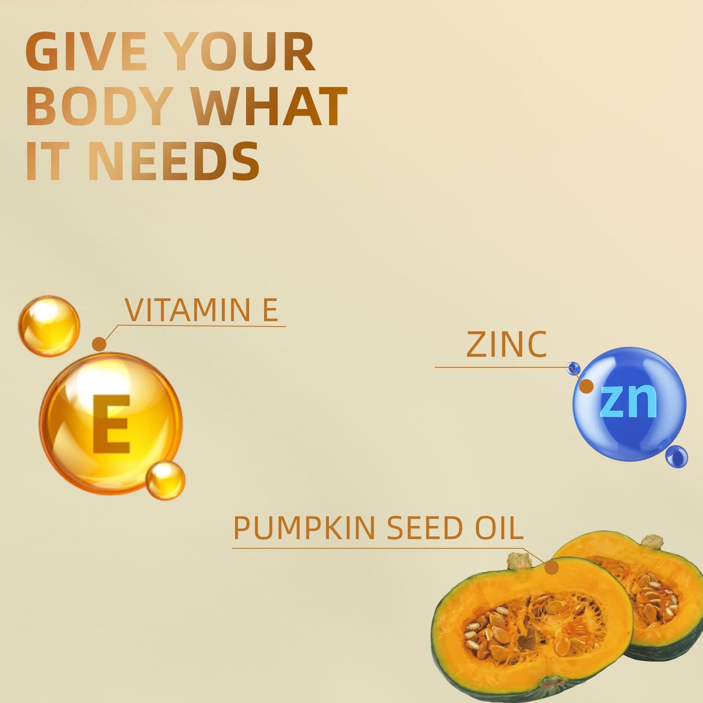 Greenshoots Pumpkin Seed Oil Gummies for Adults with Zinc & Vitamin E, 60 Gummies