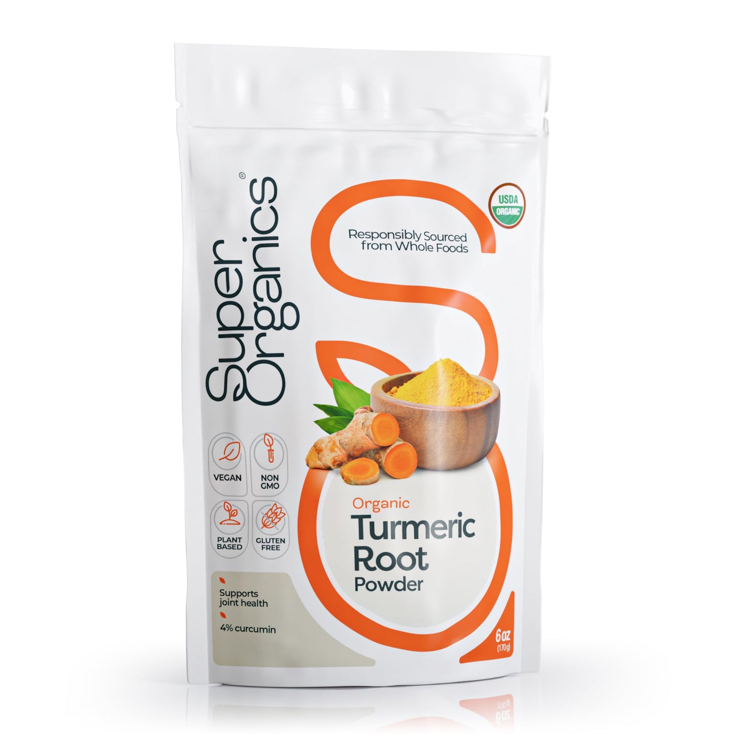 Super Organics Turmeric Powder 6 oz
