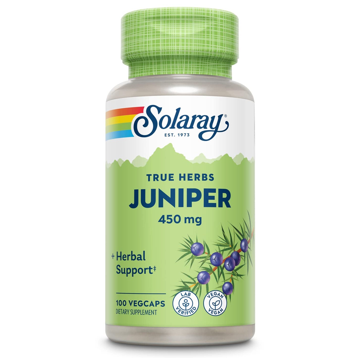 SOLARAY Juniper Berry 450 mg Capsule 100