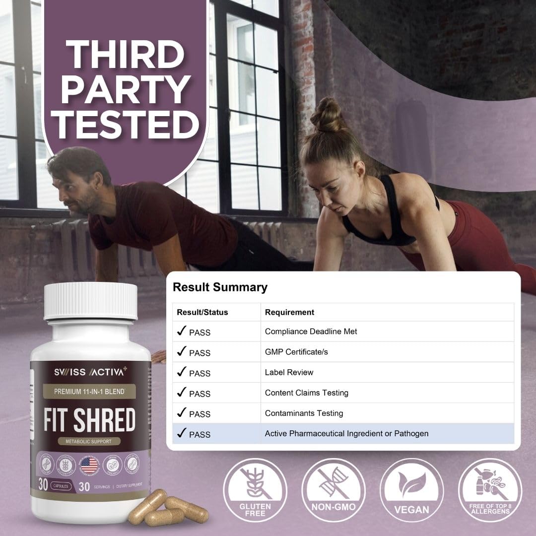 Swiss Activa+ Labs Fit Shred Capsules 30