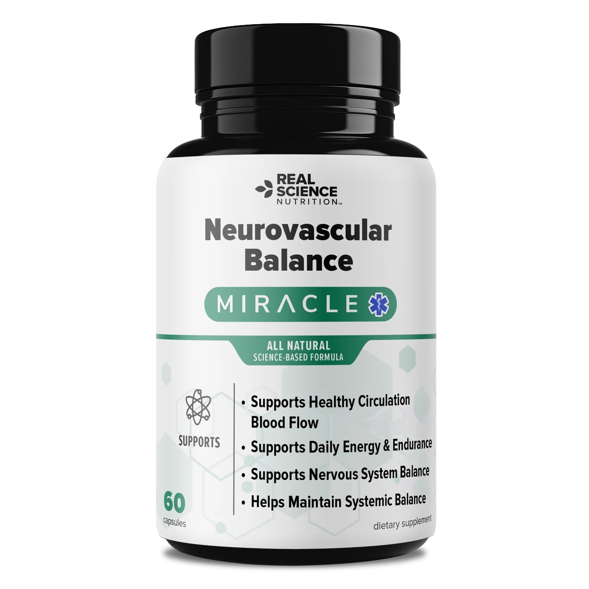 Real Science Nutrition Neurovascular Balance Capsules 60 Caps
