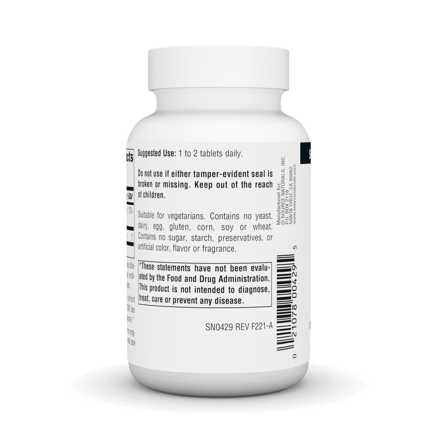 Source Naturals DMG 100 mg Dietary Supplement that Supports Immune Response 60 Tablets