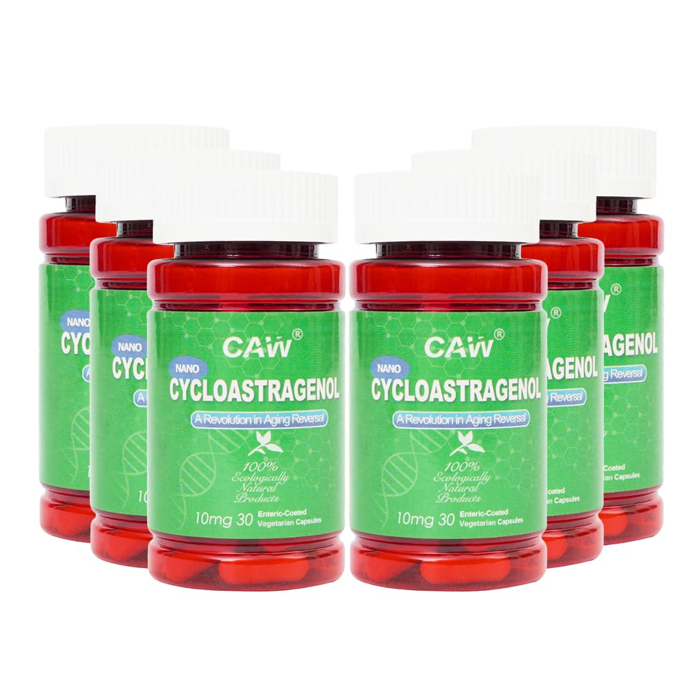 CAW Nano Cycloastragenol 10 mg Capsules 180 Count