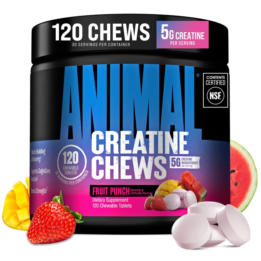 Animal Creatine Chews Tablets Chewable 120