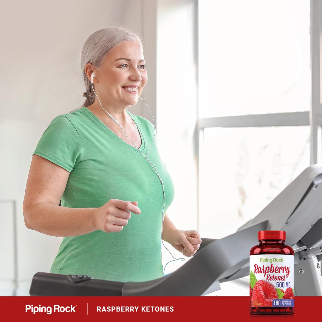 Piping Rock Raspberry Ketones 500mg Capsules, 160 Capsules