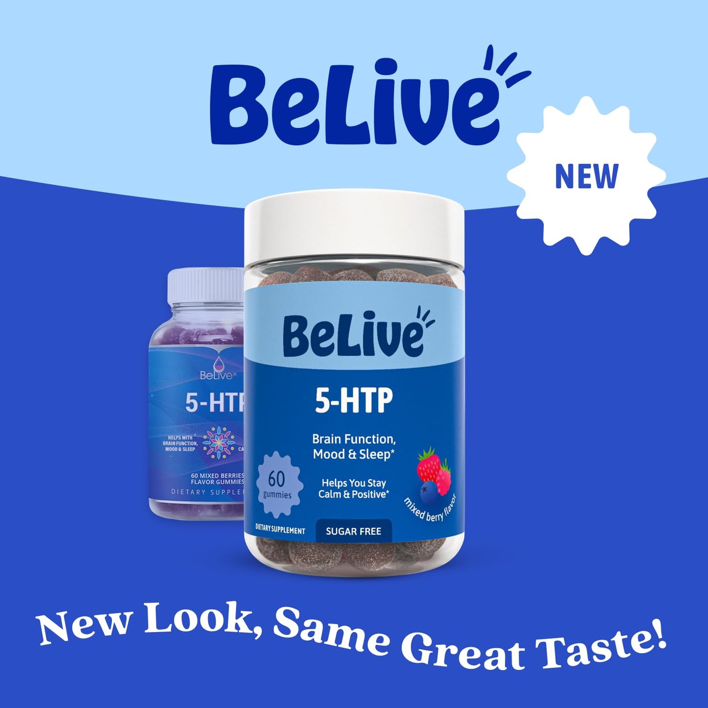 BeLive 5-HTP Gummies, 60 Count