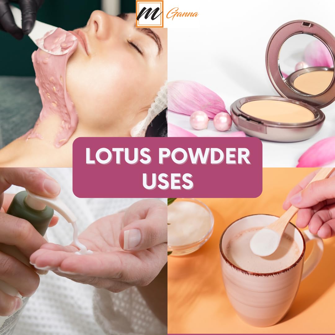mGanna Lotus/Nelumbo nucifera flower Powder 8 oz