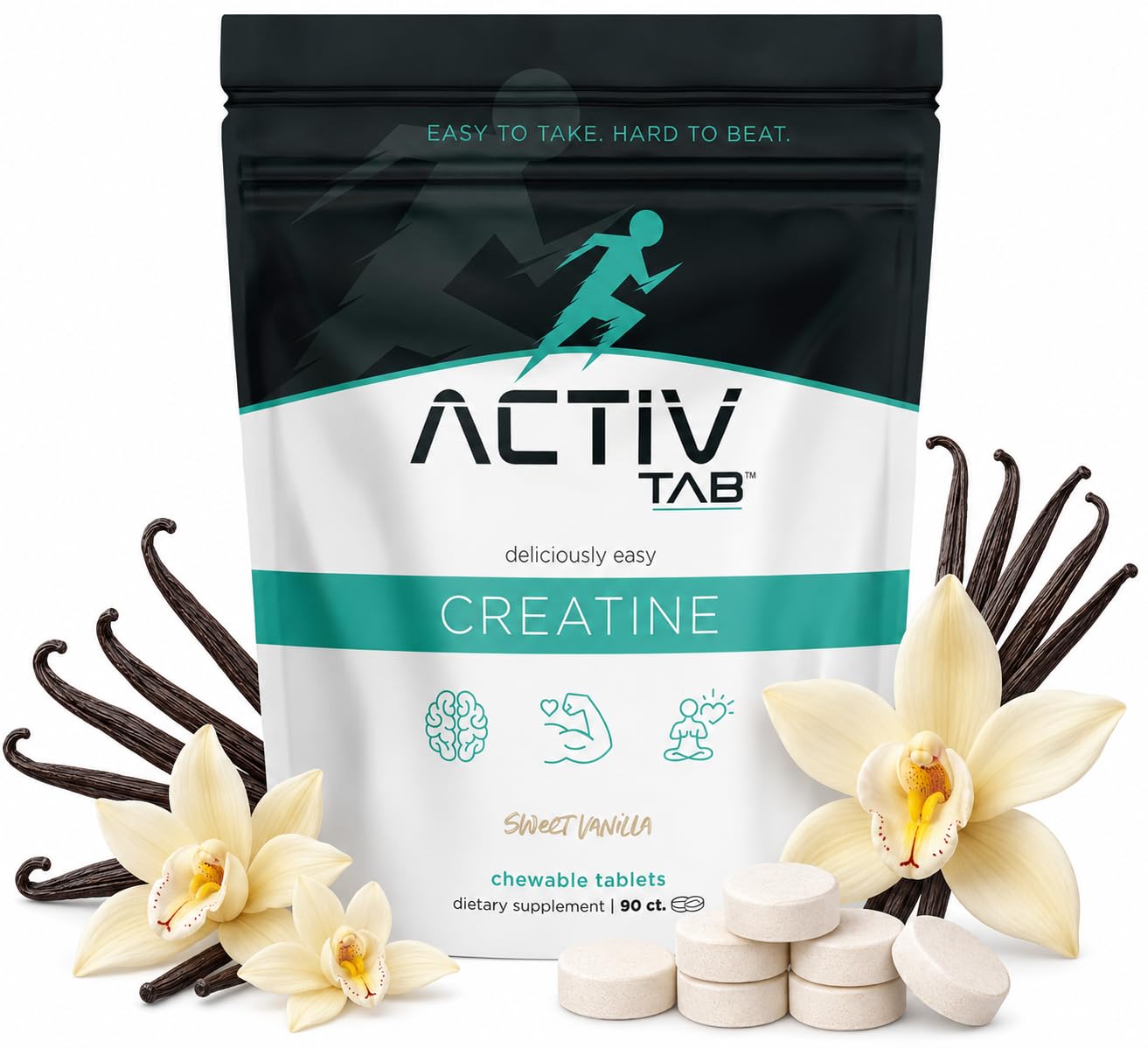 ActivTab Creatine Monohydrate Chewable Tablets, 150 Tablets