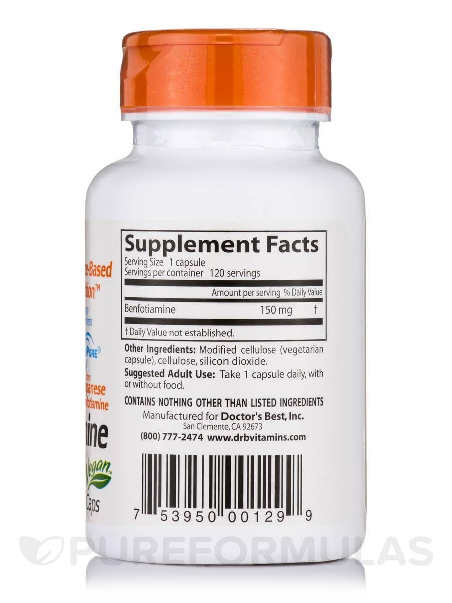 Doctor's Best Best Benfotiamine (150 mg) 120 Capsules