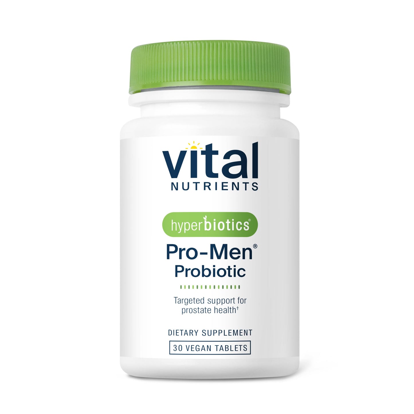 Hyperbiotics Vital Nutrients Pro Men Probiotics Tablets, 30 Count