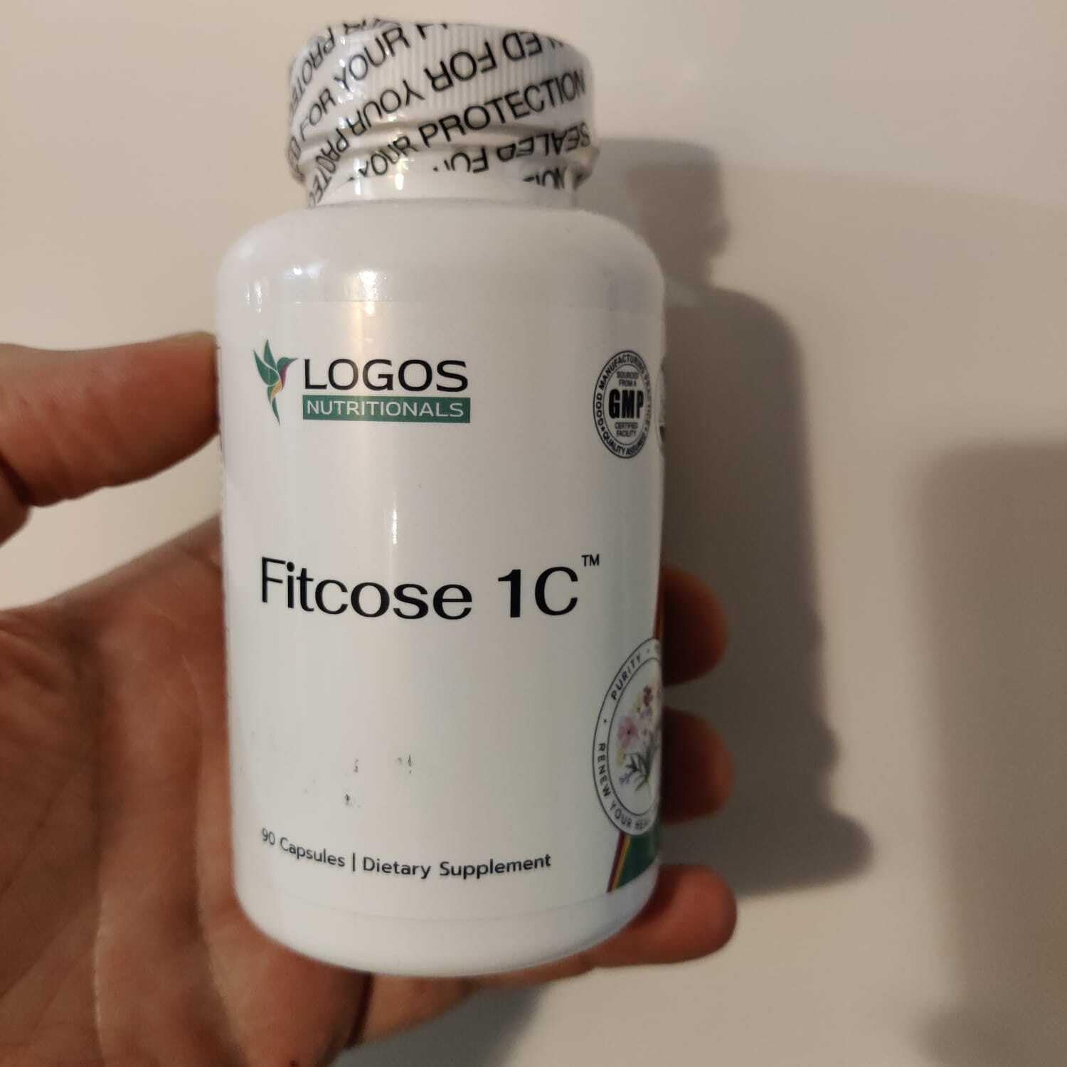 Logos Nutritionals FitCose 1C Berberine, Chromium & Cinnamon Capsule, 90 Capsules