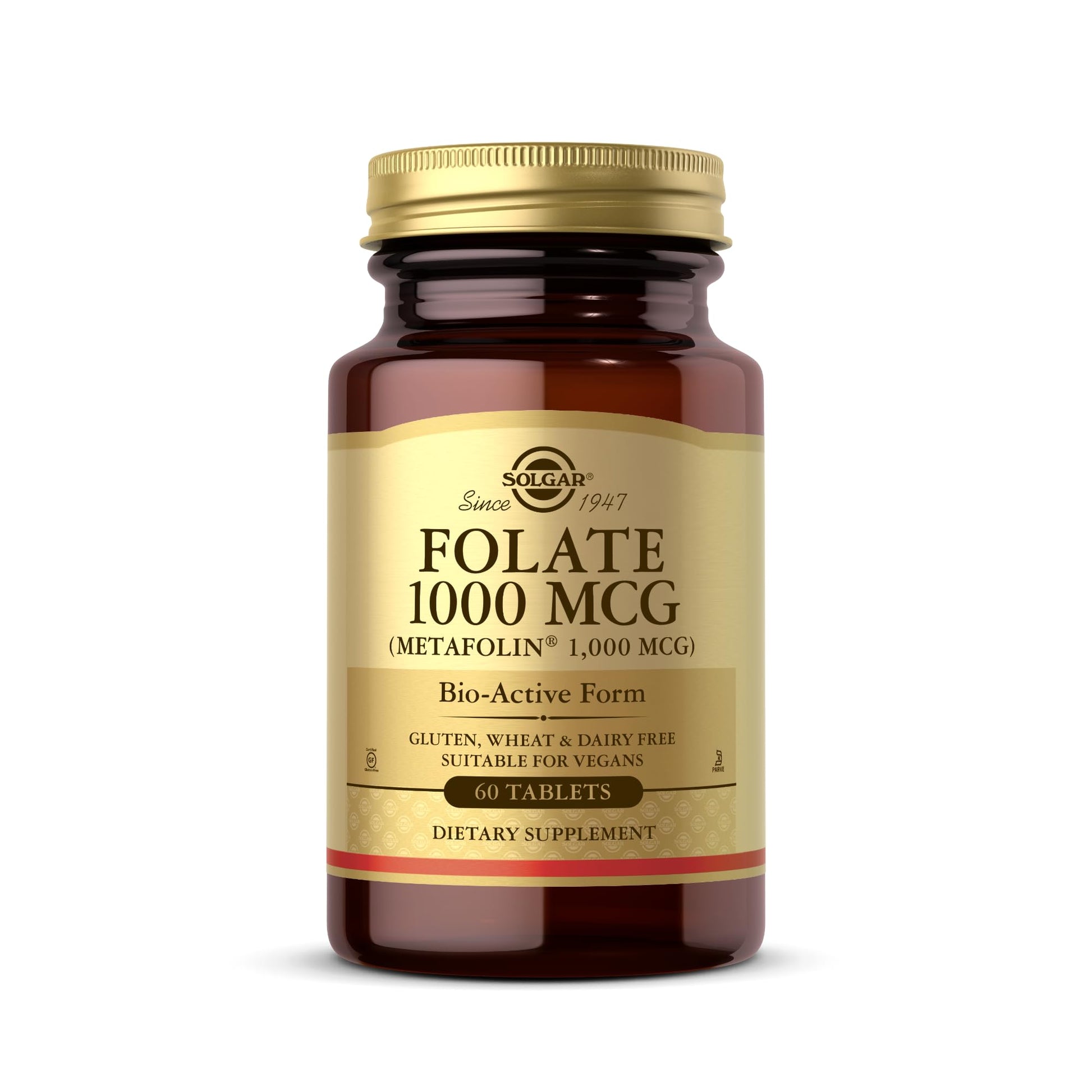 Solgar Folate (as Metafolin) 1000mg Tablet 60 Tablets