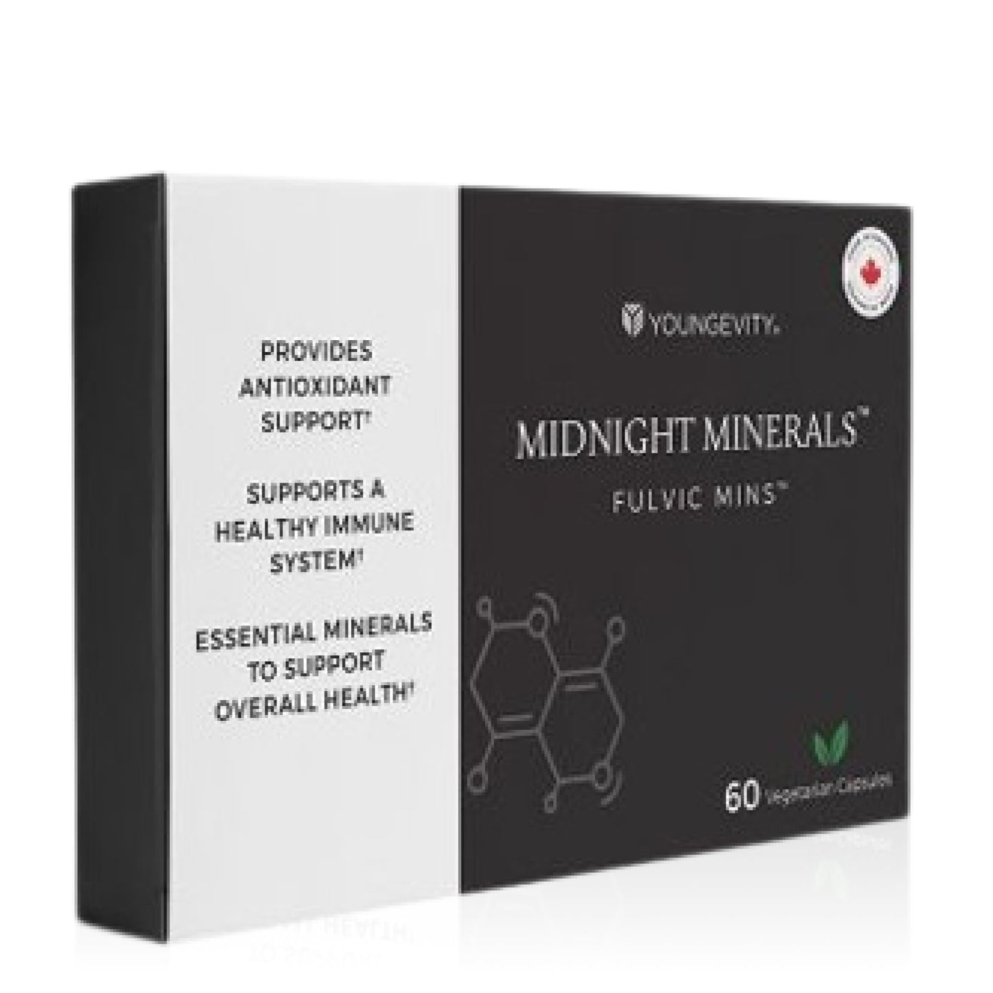 Youngevity Midnight Minerals Fulvic Mins Capsule 60 Count