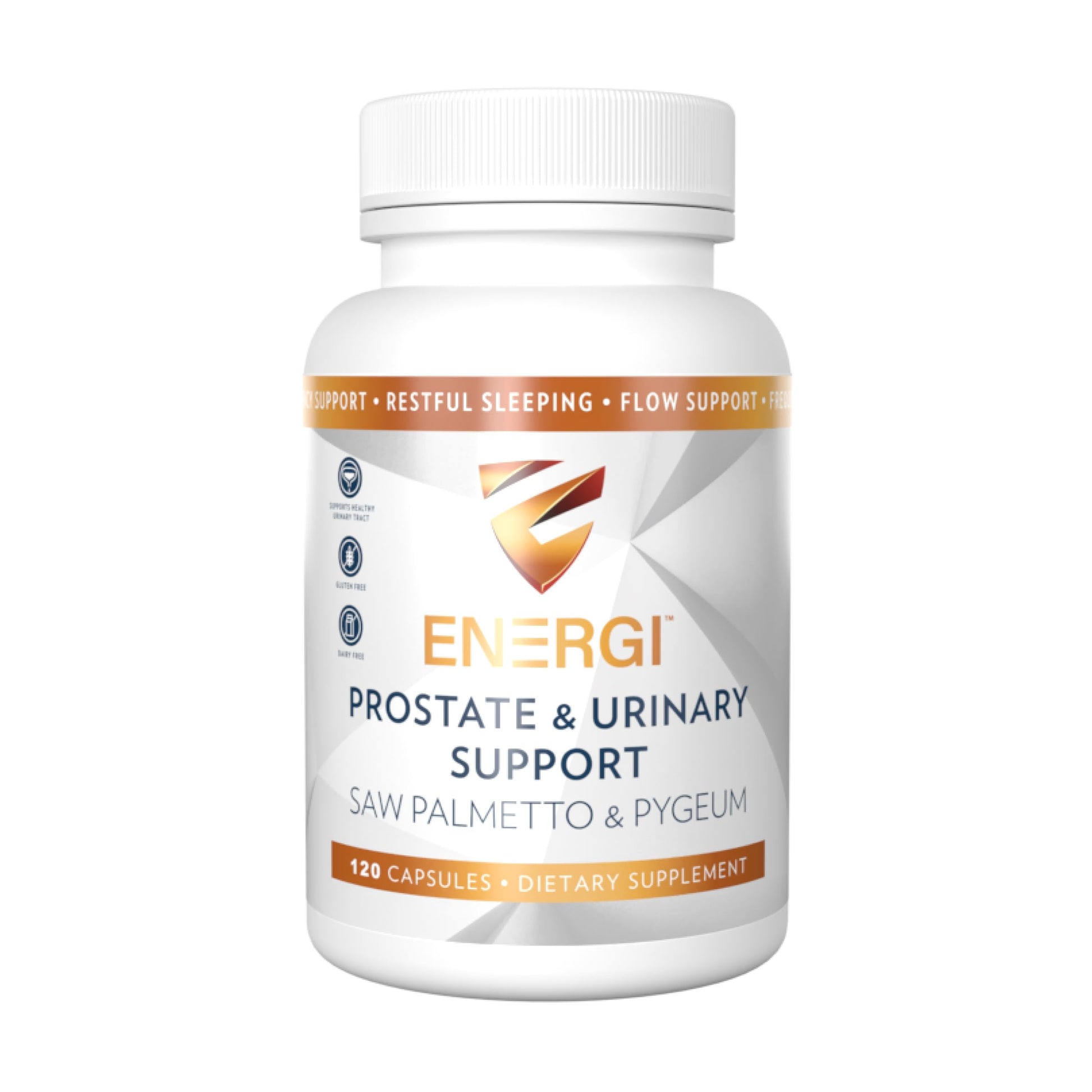 ENERGI NUT Prostate Support Supplement with Saw Palmetto Capsules, 120 Capsules