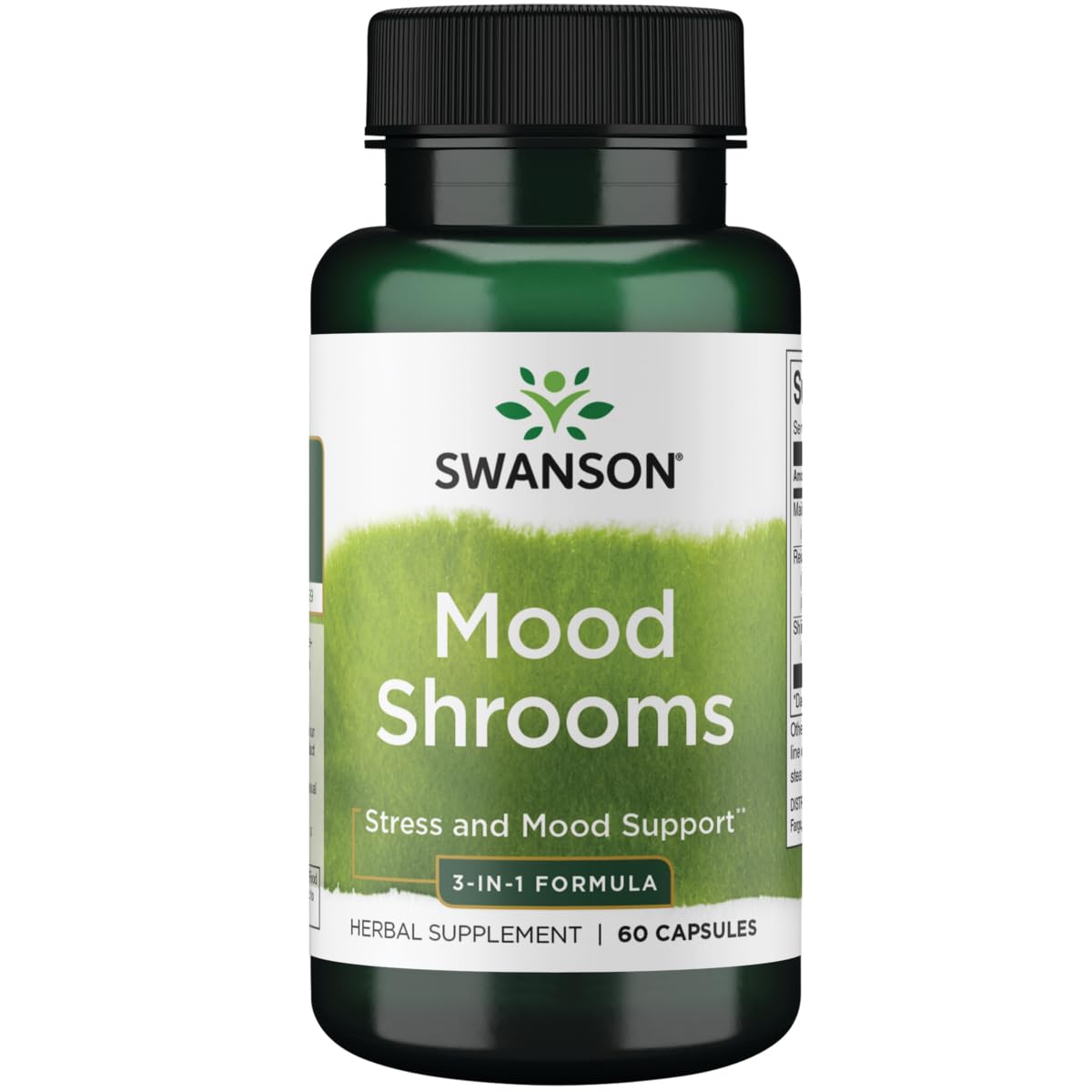 Swanson Shrooms 3-in-1 Formula 60 Capsules