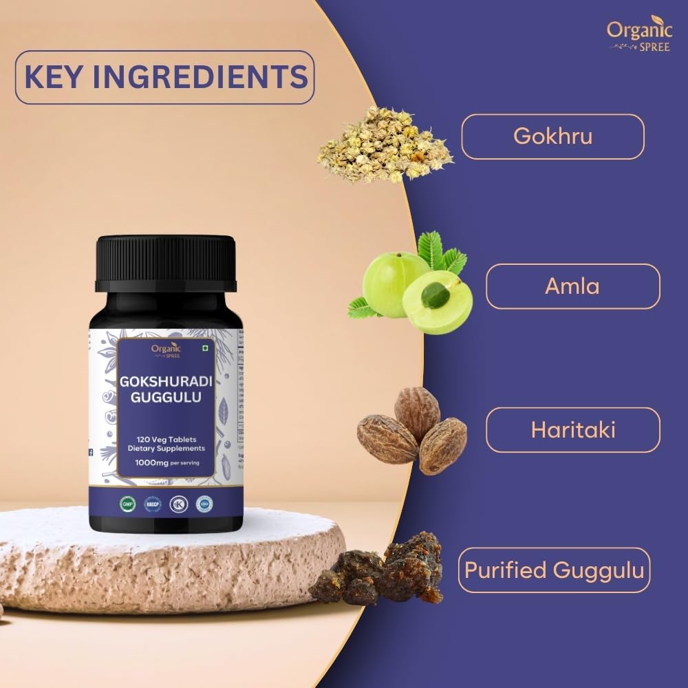 ORGANIC SPREE Gokshuradi Guggulu Tablets 240 Tablets