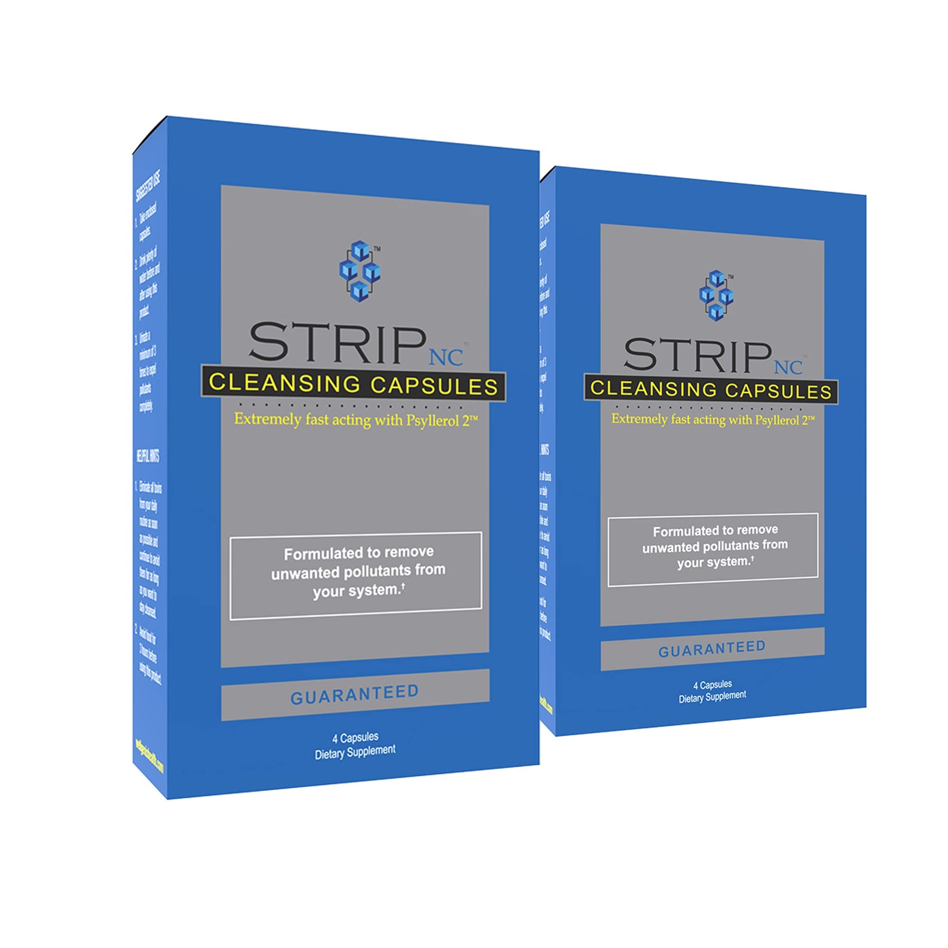 Wellgenix Strip NC Herbal Cleanse Detox Capsules, 4 Count