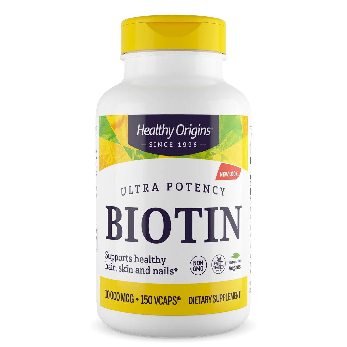 Healthy Origins Biotin 10,000 mcg (10 mg) Capsule, 150 Count
