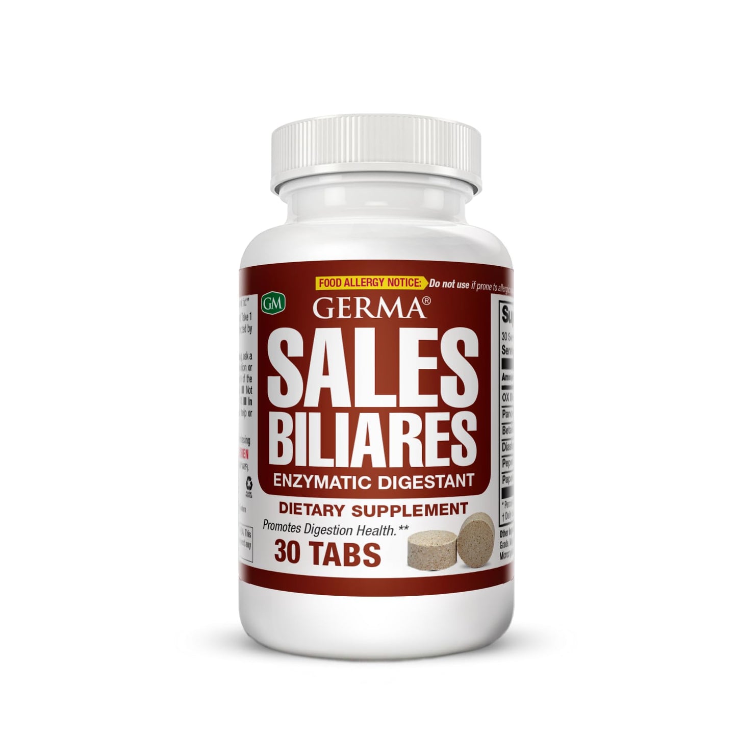Germa Bile Salts Tablets, 30 Count