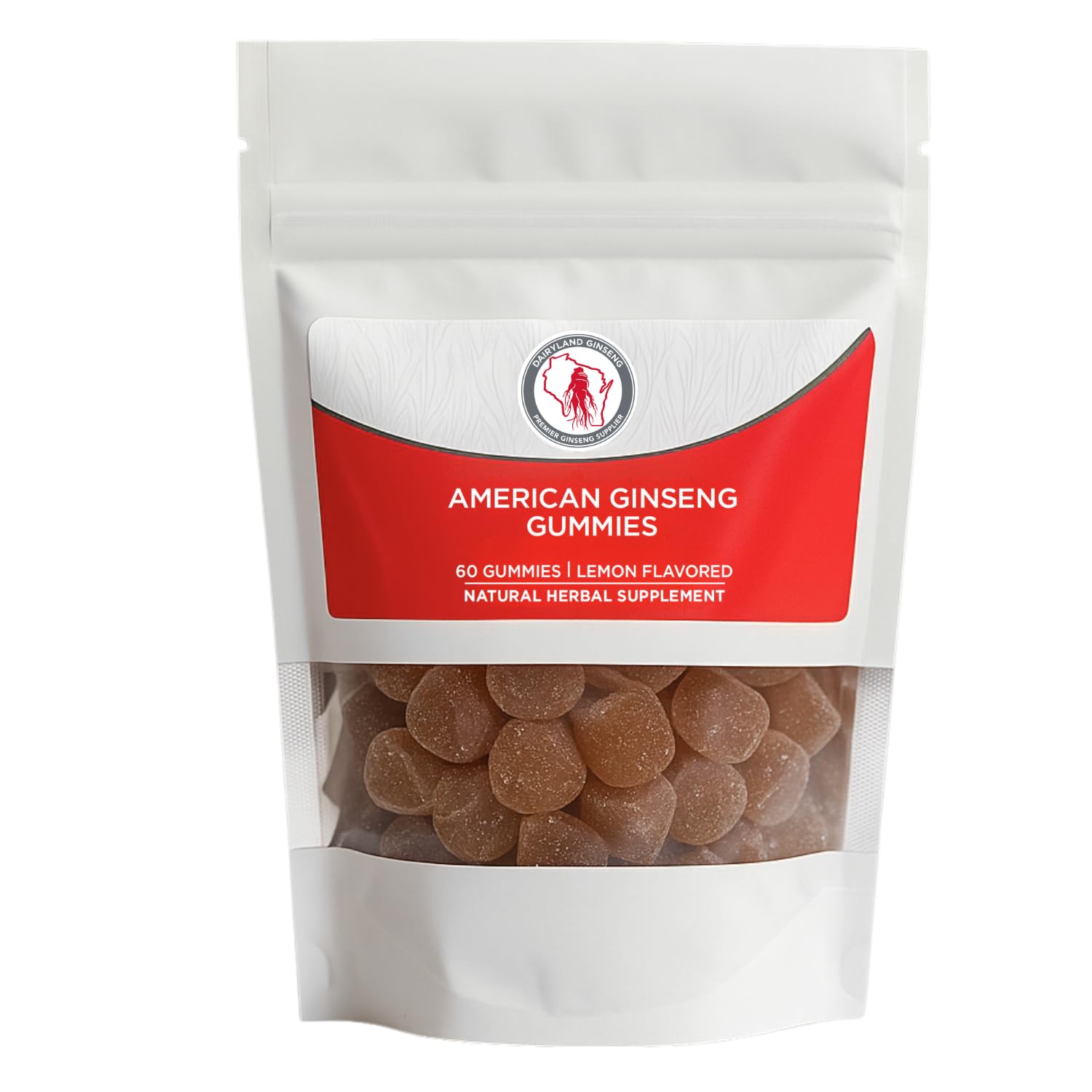 Dairyland Management LLC American Ginseng Gummies, 4-Pack, 60 Gummies per Pack