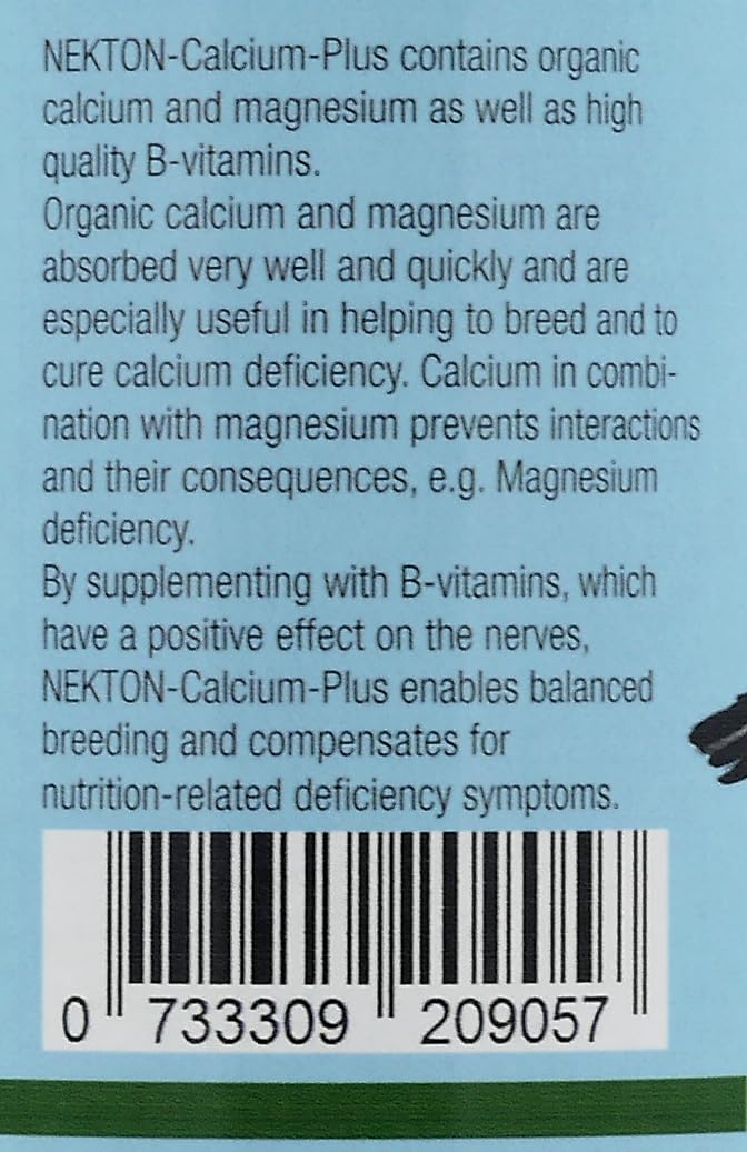 Nekton Calcium Plus - Calcium with Magnesium & Vitamins Powder 11