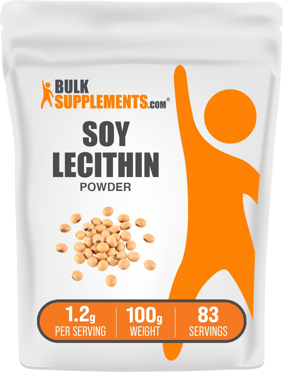 BulkSupplements Soy Lecithin Powder, 3.5 oz