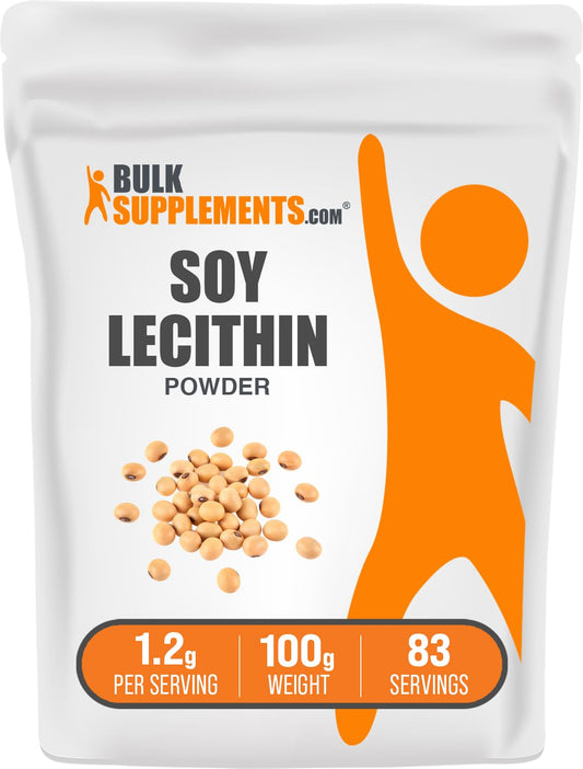BulkSupplements Soy Lecithin Powder, 3.5 oz