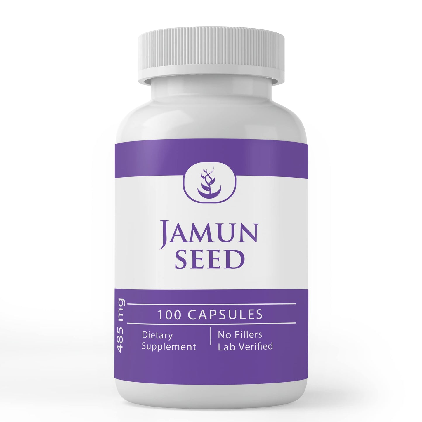 PURE ORIGINAL INGREDIENTS Jamun Seed Capsules 100 Capsules