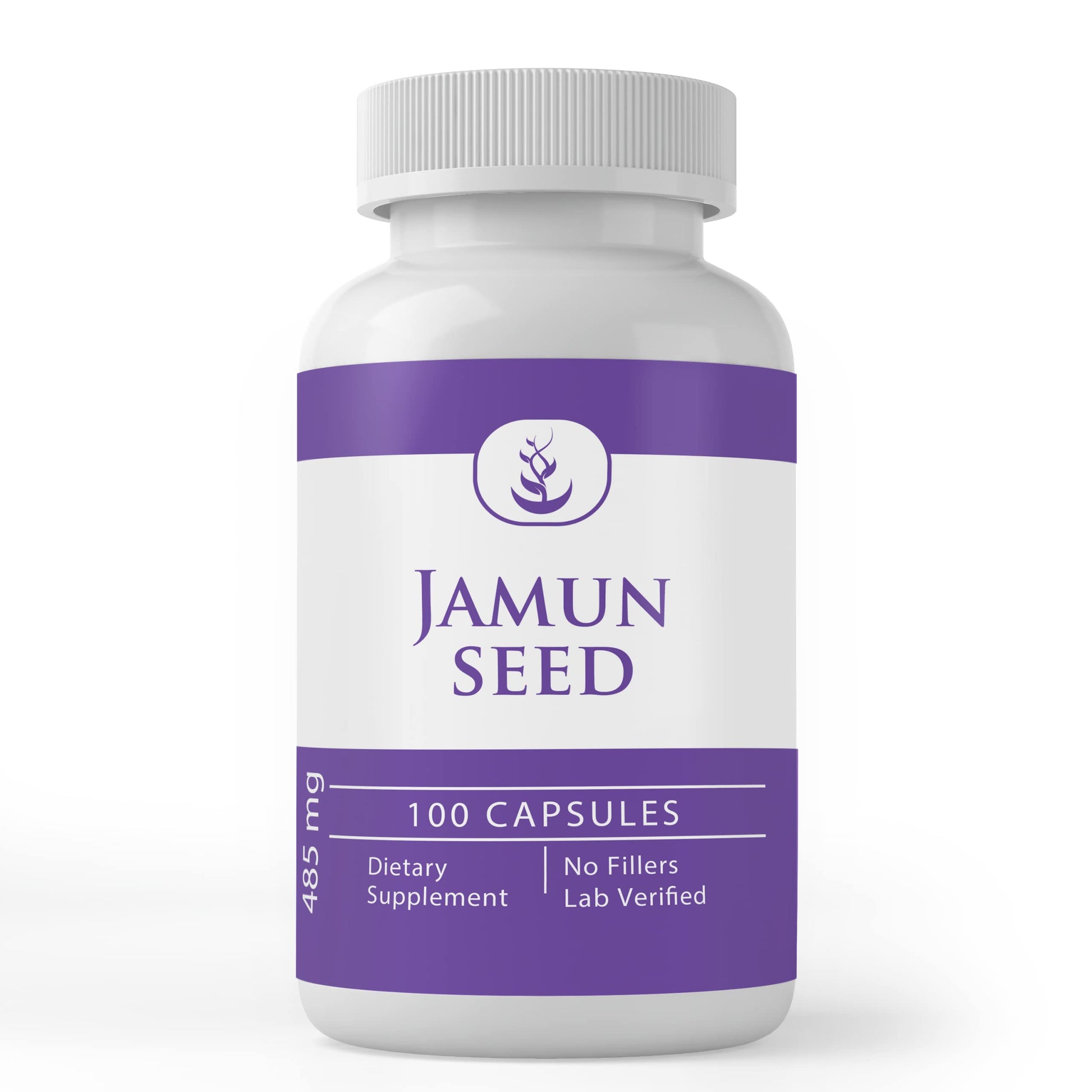 PURE ORIGINAL INGREDIENTS Jamun Seed Capsules 100 Capsules