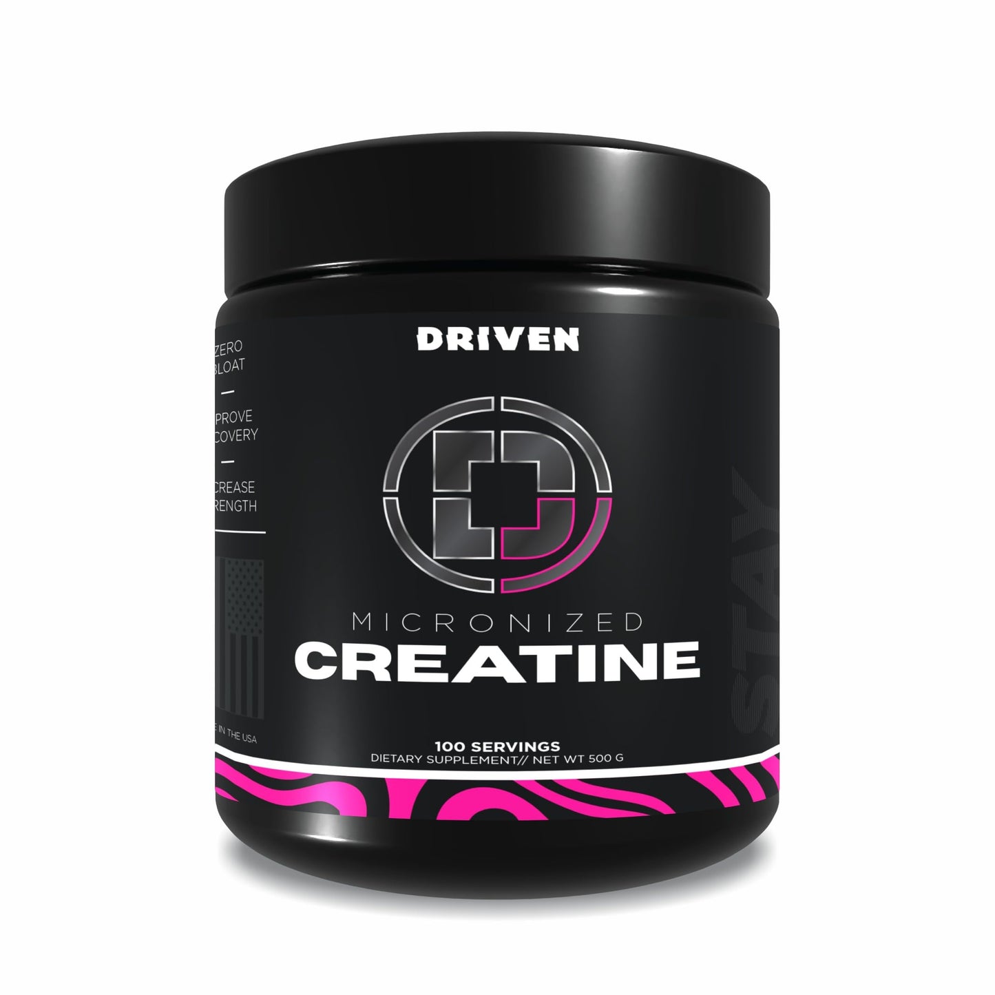 Driven Nutrition Micronized Creatine Monohydrate Powder 17.5