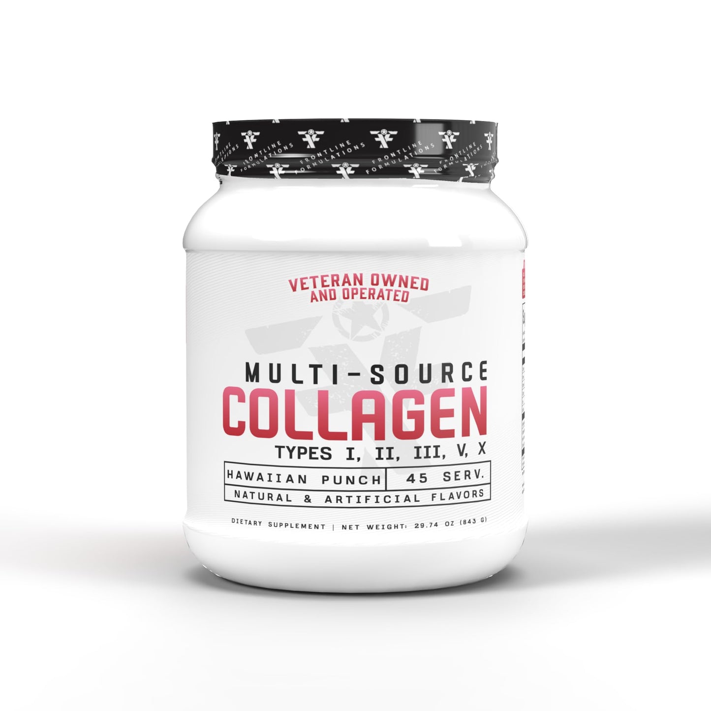 FRONTLINE FORMULATIONS Multi Source Collagen Hawaiian Punch Powder