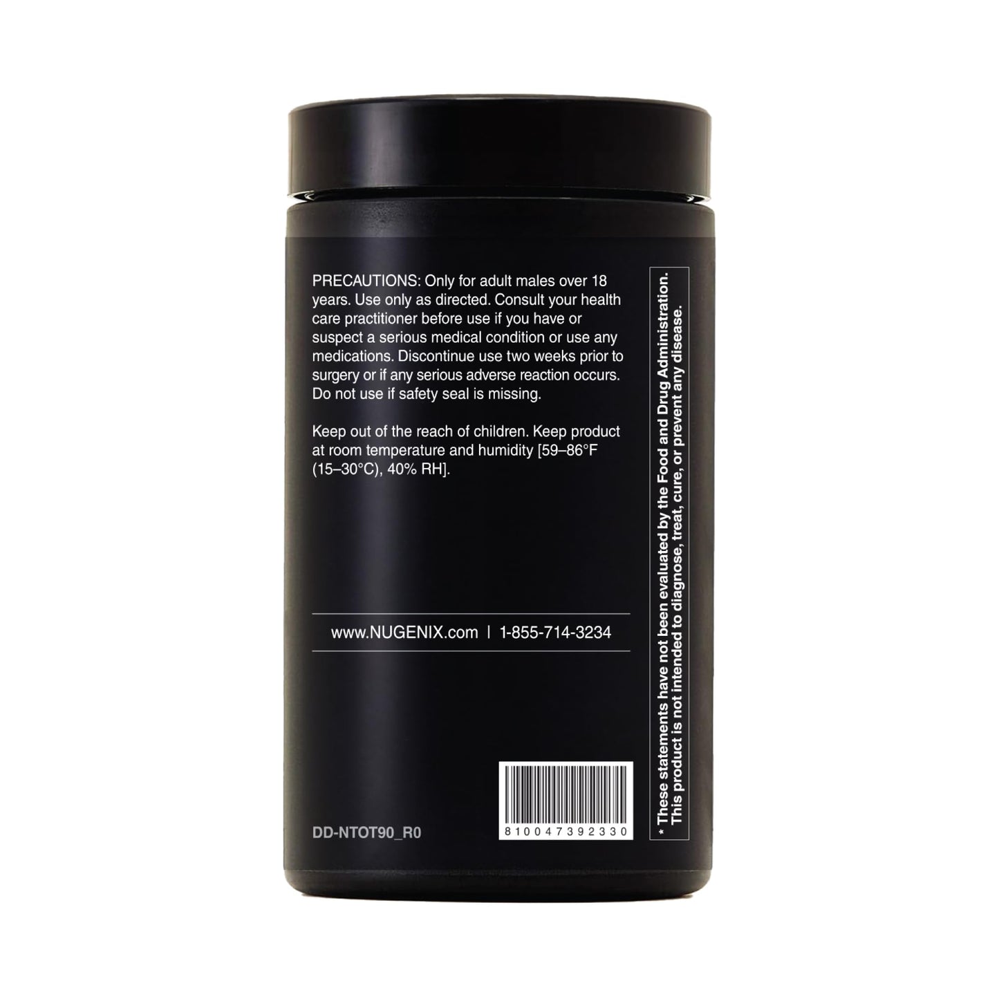 Nugenix Total-T2 Testosterone Booster and Nitric Oxide Booster for Men Capsule (90 Count)
