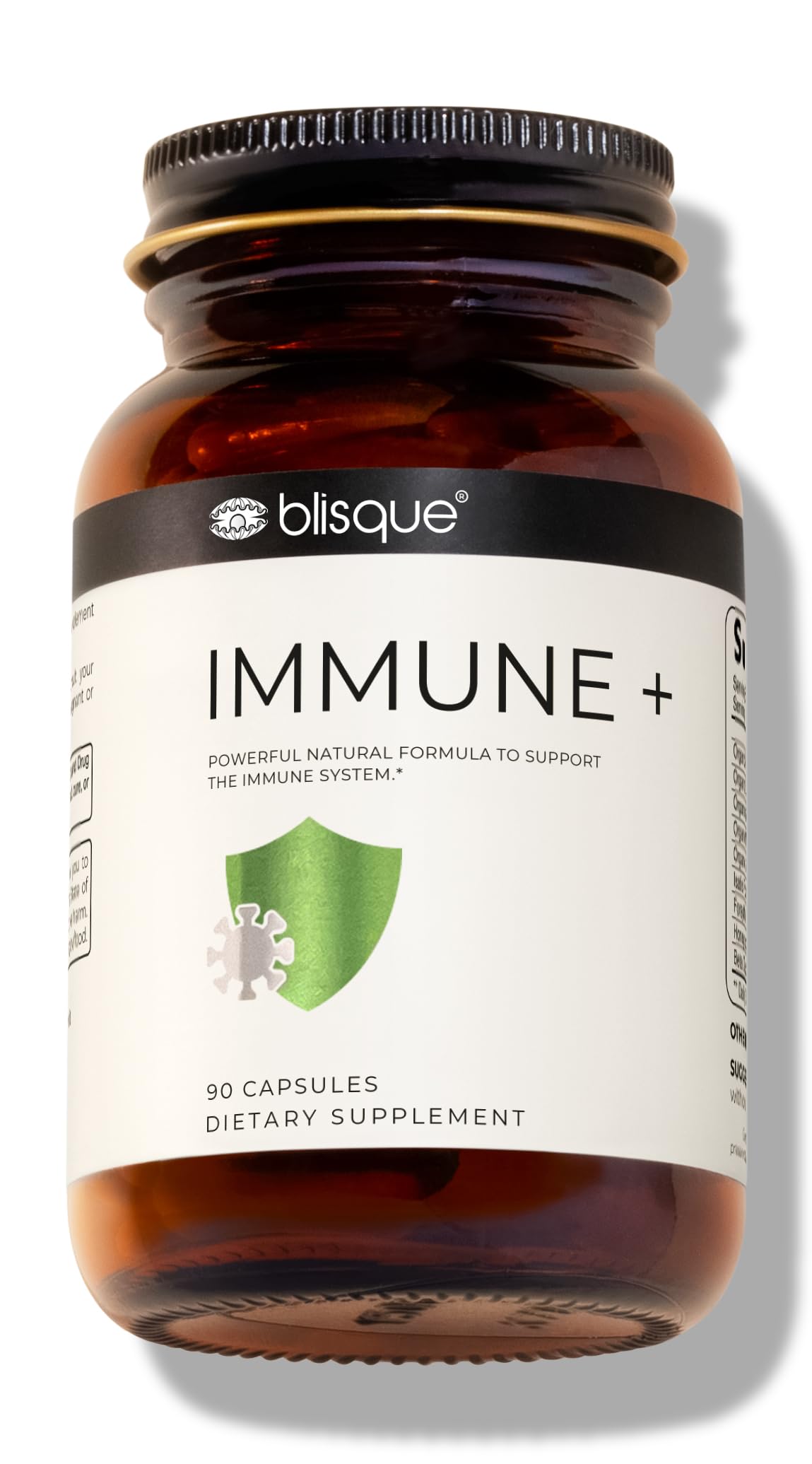 Blisque Natural Immune Support Supplement for Immune Defense, Boost, and Aid Capsules 1 Count