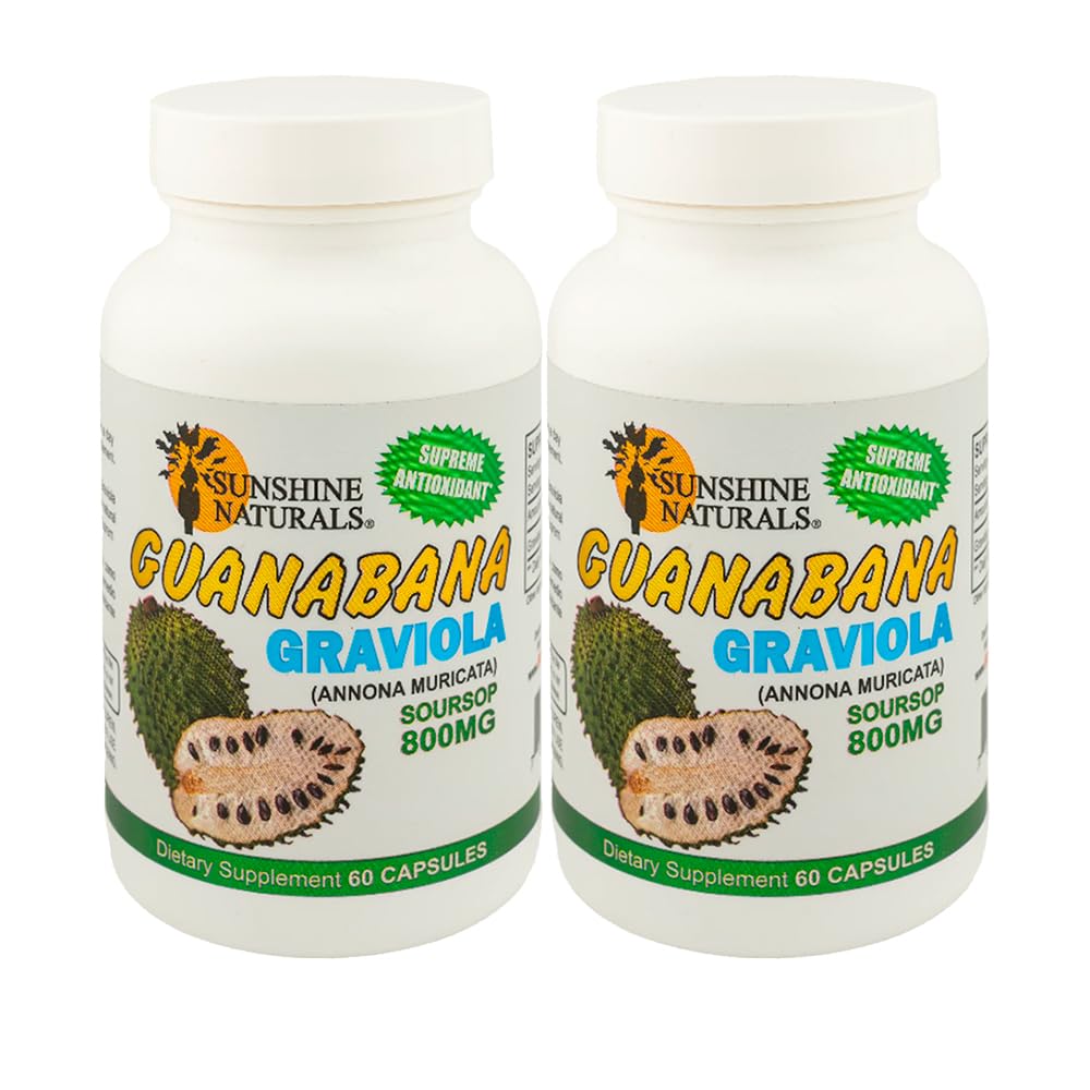 Sunshine Naturals Graviola Supplement 120 Capsules