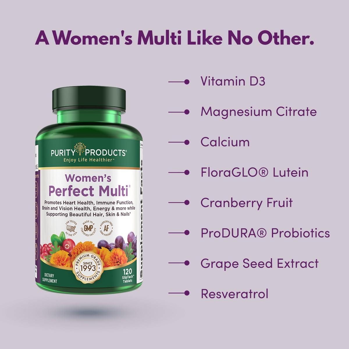 Purity Products MyBiotin ProClinical + Women's Perfect Multi Capsules, 180