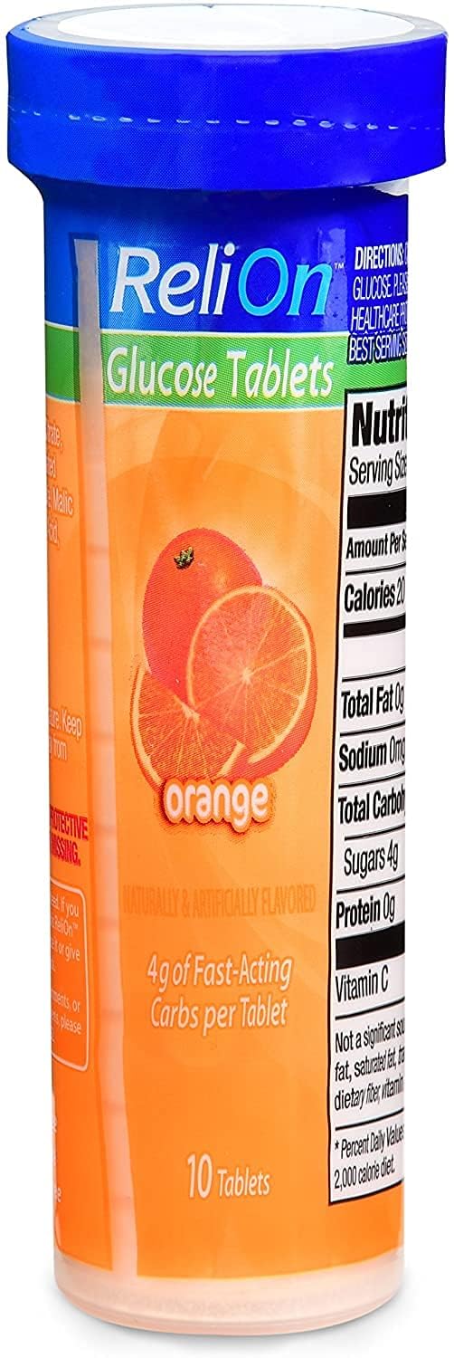 Reli On Glucose Tablets Fruit Punch Flavor 60 Tablets