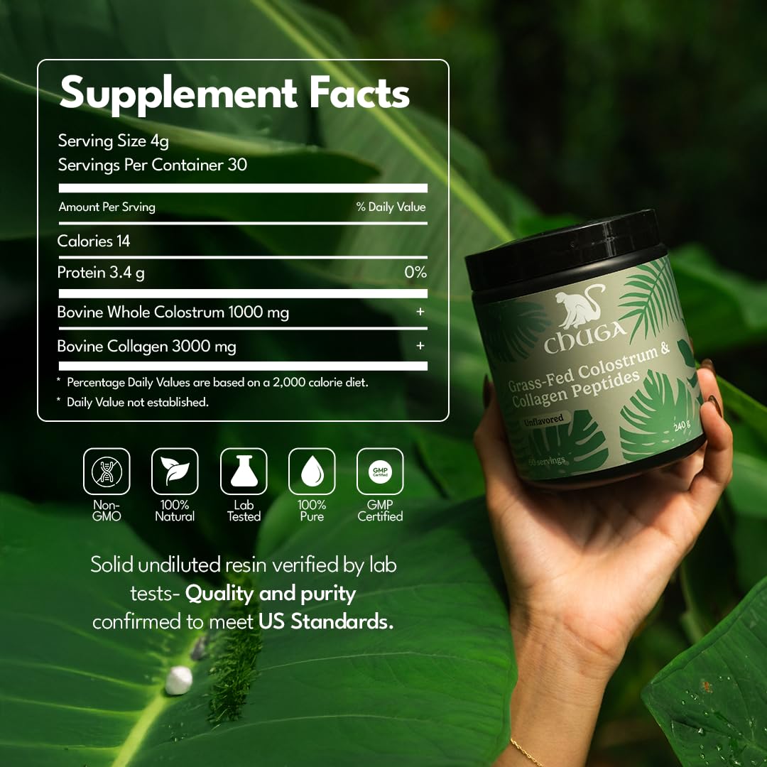 Chuga Shilajit Grass Fed Colostrum Powder 8.47
