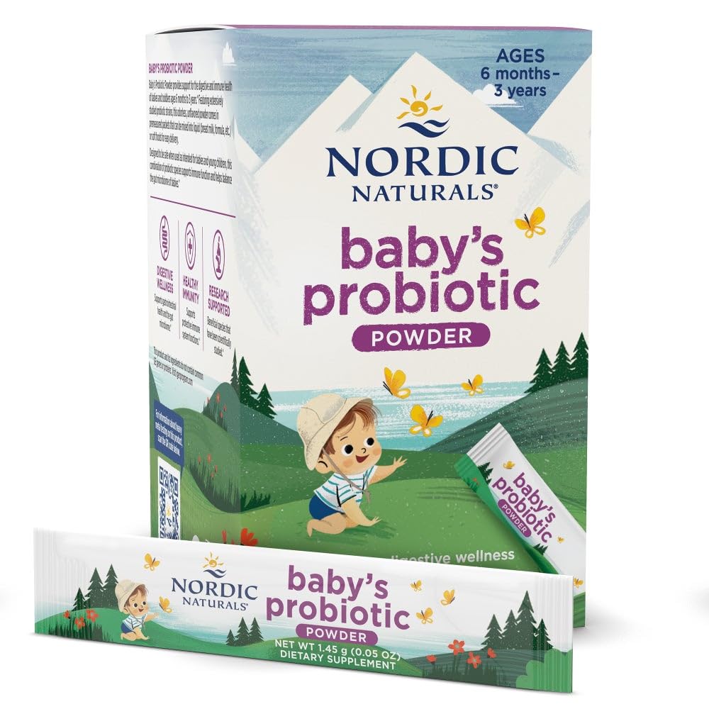 Nordic Naturals Baby’s Nordic Flora Probiotic Powder 30 Packets