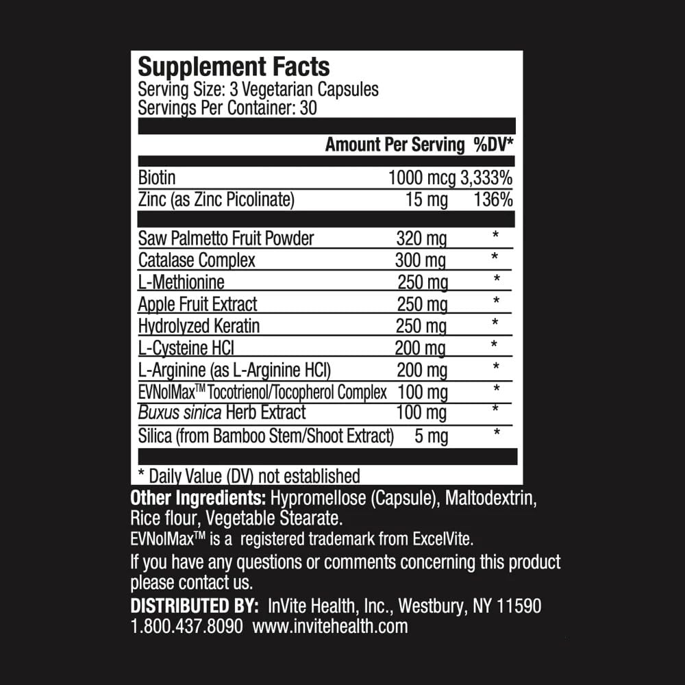 Invite Health Hair Enhance Hx Capsule 90 Count