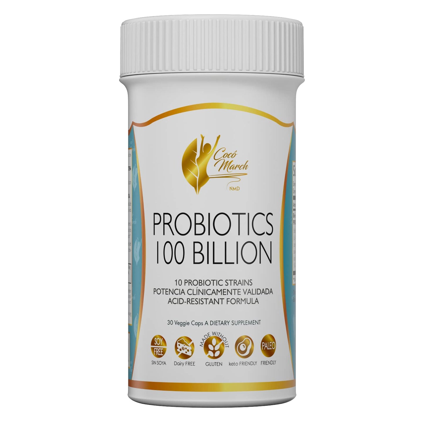 Cocó March N.M.D Probiotics 100 Billion Capsules, 30 Count