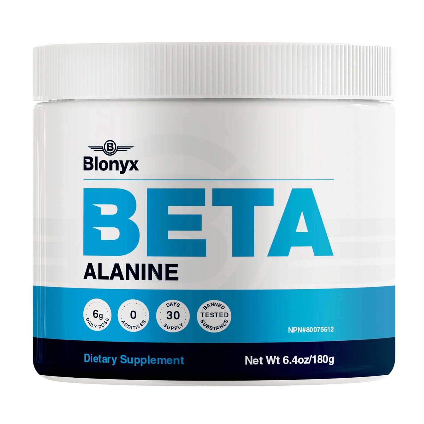 Blonyx Beta-Alanine Supplement Powder 6.35 oz