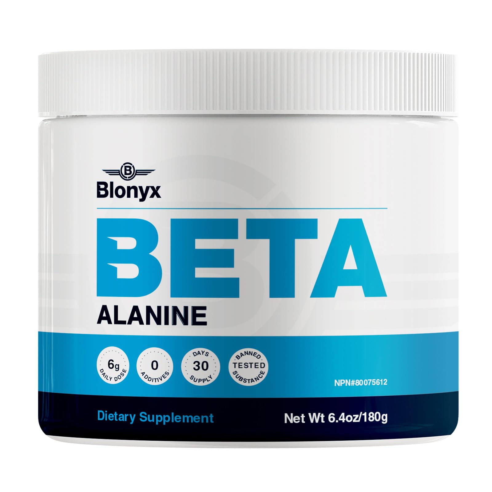 Blonyx Beta-Alanine Supplement Powder 6.35 oz