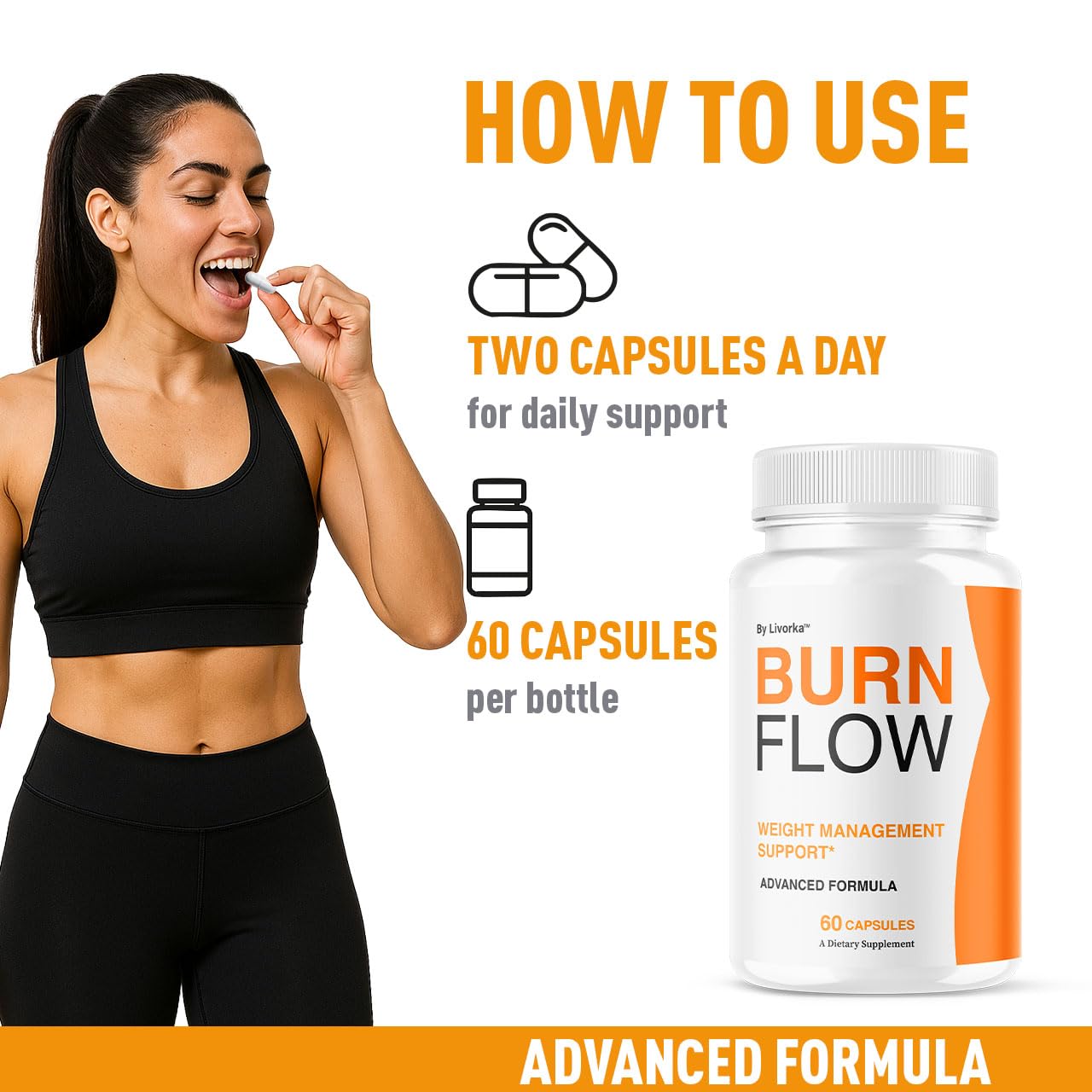 LIVORKA Burn Flow Capsules 300 Capsules
